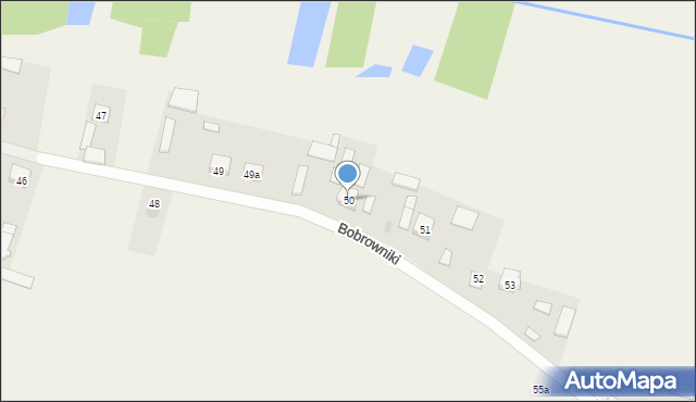 Bobrowniki, Bobrowniki, 50, mapa Bobrowniki