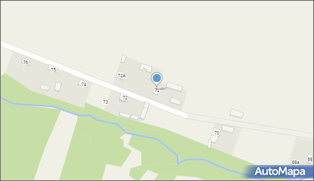 Bobrowniki, Bobrowniki, 71, mapa Bobrowniki
