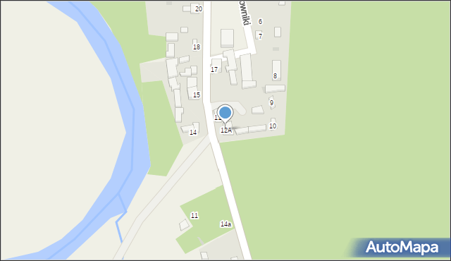 Bobrowniki, Bobrowniki, 12A, mapa Bobrowniki