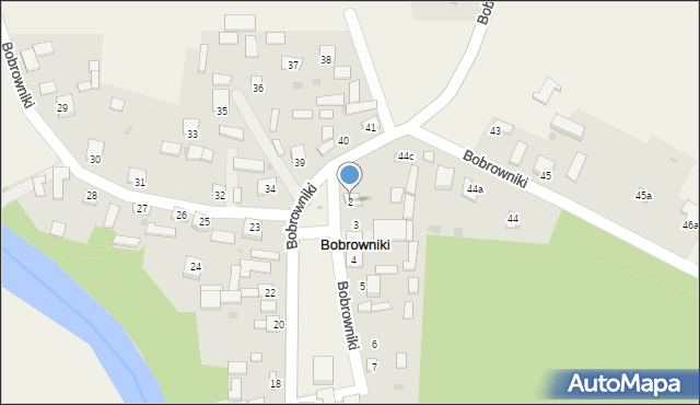 Bobrowniki, Bobrowniki, 2, mapa Bobrowniki