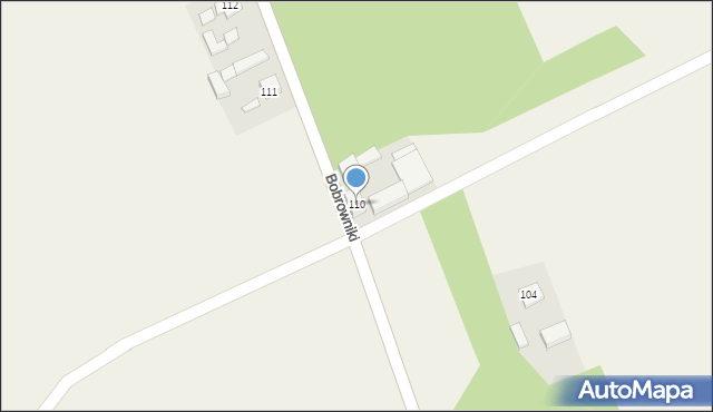 Bobrowniki, Bobrowniki, 110, mapa Bobrowniki