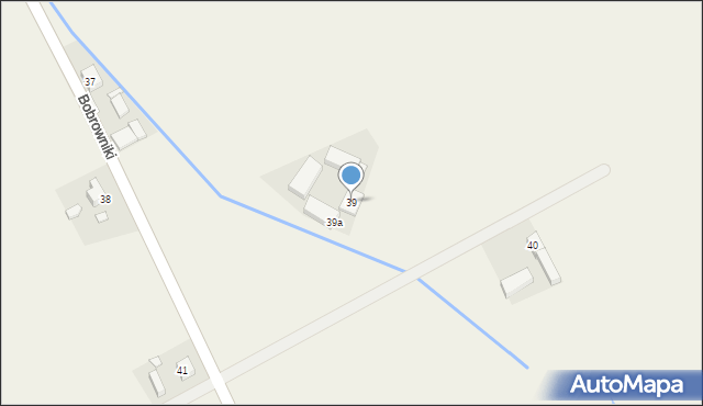 Bobrowniki, Bobrowniki, 39, mapa Bobrowniki
