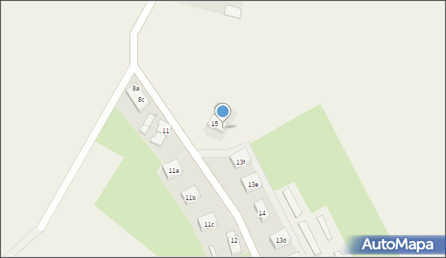 Bobrowniki, Bobrowniki, 15a, mapa Bobrowniki