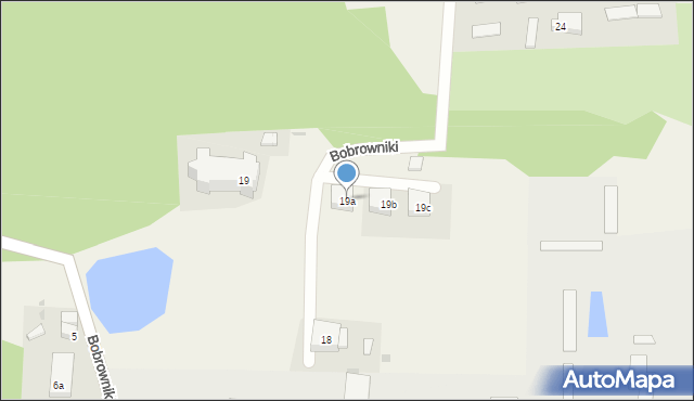 Bobrowniki, Bobrowniki, 19a, mapa Bobrowniki
