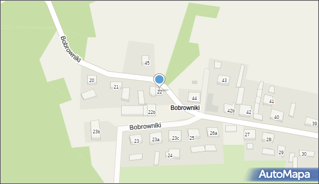 Bobrowniki, Bobrowniki, 22, mapa Bobrowniki