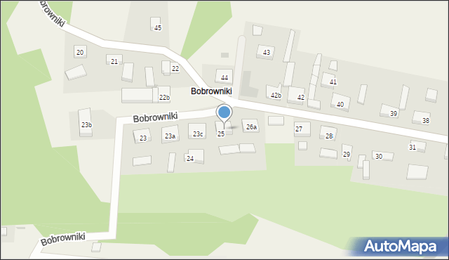 Bobrowniki, Bobrowniki, 26, mapa Bobrowniki