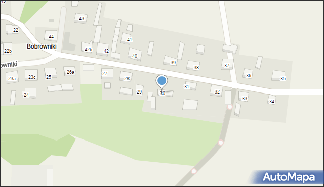 Bobrowniki, Bobrowniki, 30, mapa Bobrowniki