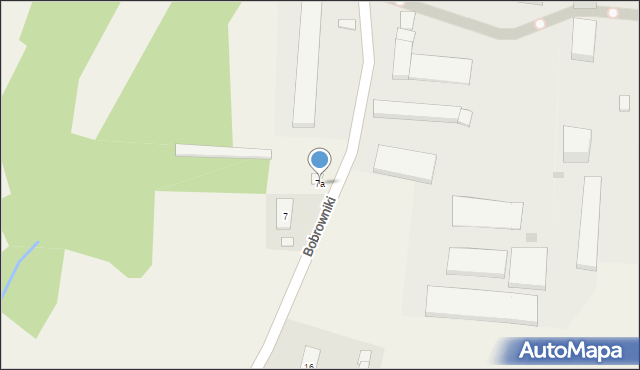 Bobrowniki, Bobrowniki, 7a, mapa Bobrowniki