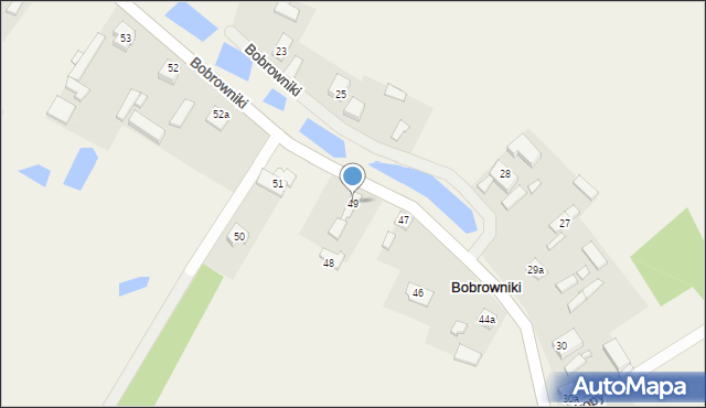 Bobrowniki, Bobrowniki, 49, mapa Bobrowniki