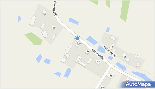 Bobrowniki, Bobrowniki, 53, mapa Bobrowniki