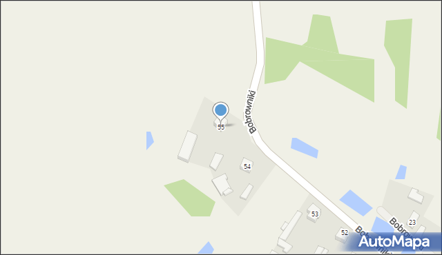 Bobrowniki, Bobrowniki, 55, mapa Bobrowniki