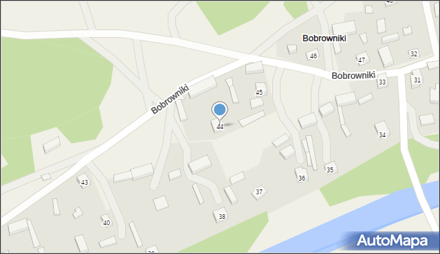 Bobrowniki, Bobrowniki, 44, mapa Bobrowniki