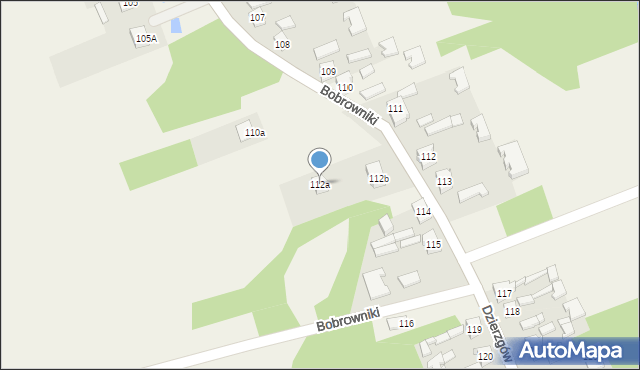 Bobrowniki, Bobrowniki, 112a, mapa Bobrowniki