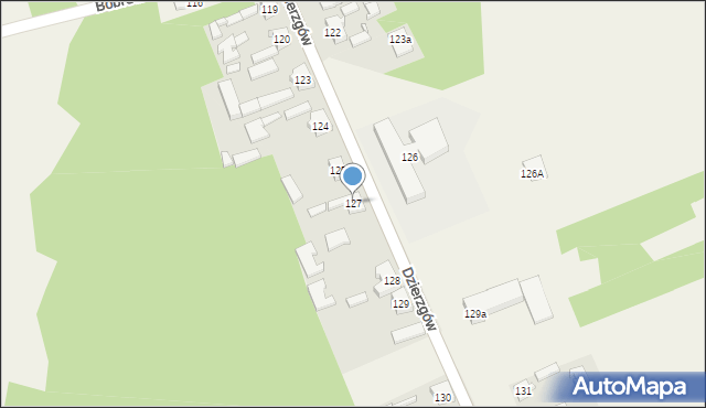 Bobrowniki, Bobrowniki, 127, mapa Bobrowniki