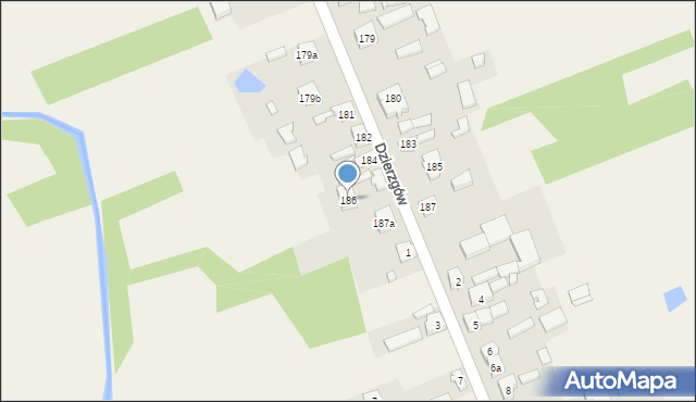 Bobrowniki, Bobrowniki, 186, mapa Bobrowniki