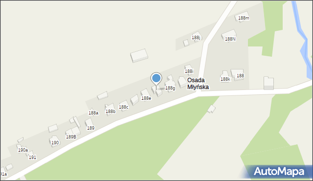 Bobrowniki, Bobrowniki, 188f, mapa Bobrowniki