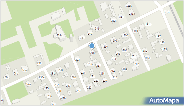 Bobrowniki, Bobrowniki, 216, mapa Bobrowniki