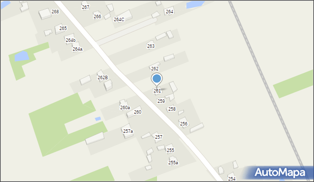 Bobrowniki, Bobrowniki, 261, mapa Bobrowniki