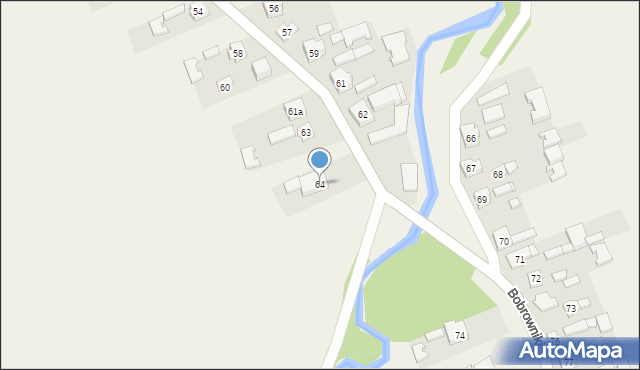 Bobrowniki, Bobrowniki, 64, mapa Bobrowniki
