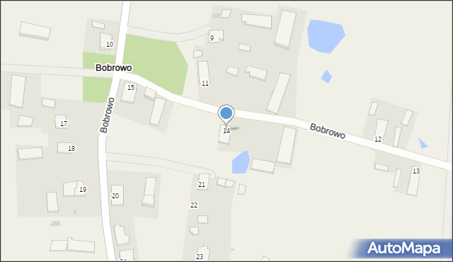 Bobrowo, Bobrowo, 14, mapa Bobrowo