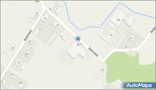 Bobrowo, Bobrowo, 28, mapa Bobrowo