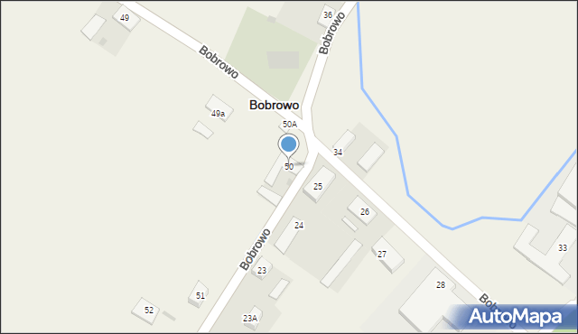 Bobrowo, Bobrowo, 50, mapa Bobrowo