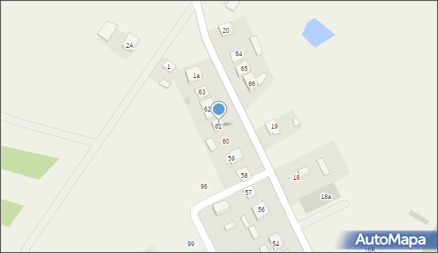 Bobrowo, Bobrowo, 61, mapa Bobrowo