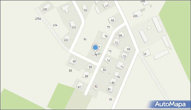 Bobrowo, Bobrowo, 78, mapa Bobrowo