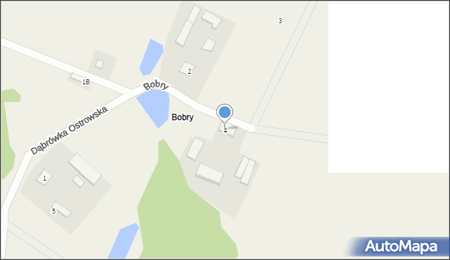 Bobry, Bobry, 4, mapa Bobry