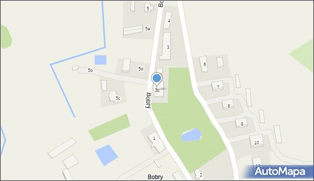 Bobry, Bobry, 3b, mapa Bobry