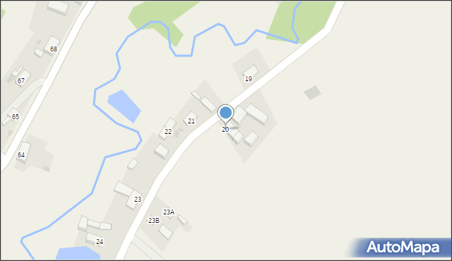 Bobrzany, Bobrzany, 20, mapa Bobrzany