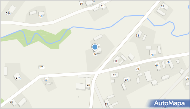 Bobrzany, Bobrzany, 34, mapa Bobrzany