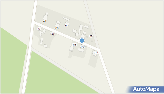 Bobrzany, Bobrzany, 37C, mapa Bobrzany