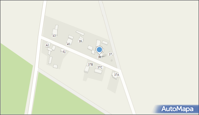 Bobrzany, Bobrzany, 38, mapa Bobrzany