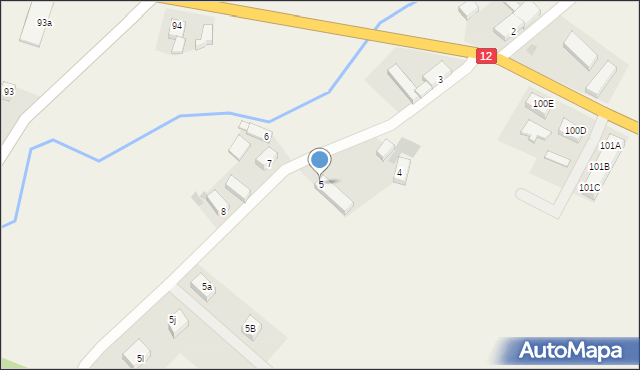 Bobrzany, Bobrzany, 5, mapa Bobrzany