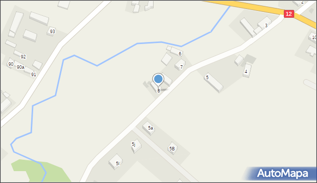 Bobrzany, Bobrzany, 8, mapa Bobrzany