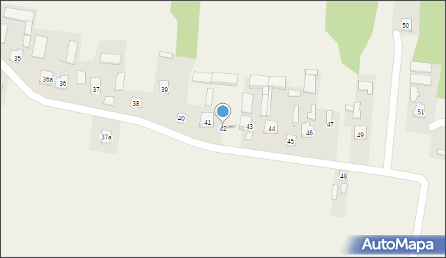 Boby-Wieś, Boby-Wieś, 42, mapa Boby-Wieś