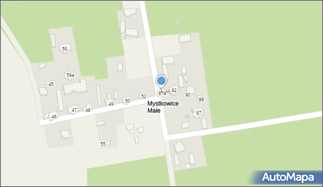 Bocheń, Bocheń, 87a, mapa Bocheń