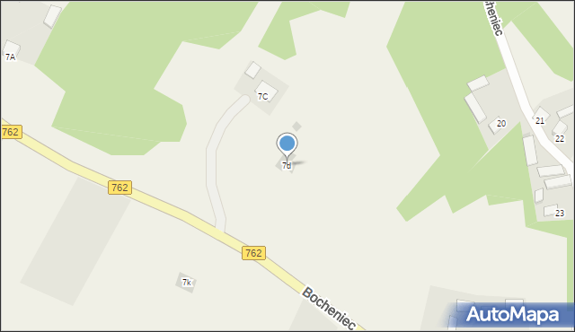Bocheniec, Bocheniec, 7d, mapa Bocheniec