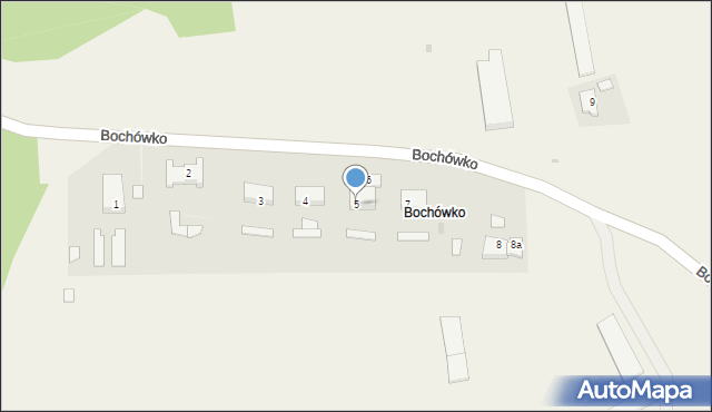 Bochówko, Bochówko, 5, mapa Bochówko