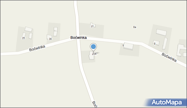 Boćwinka, Boćwinka, 10A, mapa Boćwinka