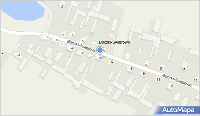 Boczki-Świdrowo, Boczki-Świdrowo, 30, mapa Boczki-Świdrowo