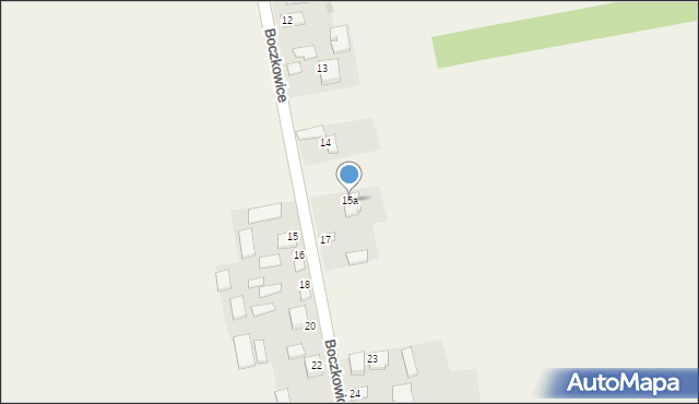 Boczkowice, Boczkowice, 15a, mapa Boczkowice