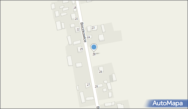Boczkowice, Boczkowice, 26, mapa Boczkowice