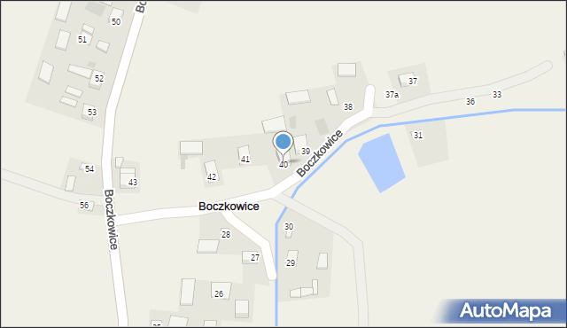 Boczkowice, Boczkowice, 40, mapa Boczkowice