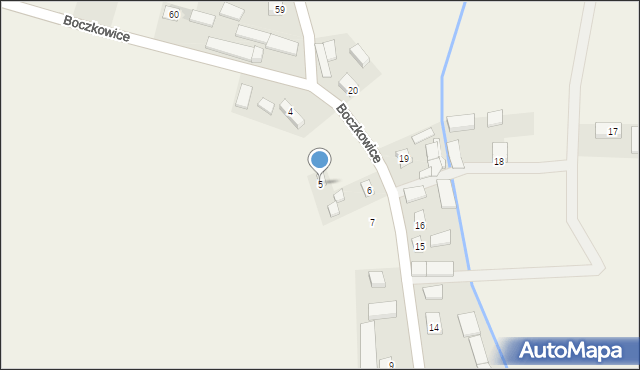 Boczkowice, Boczkowice, 5, mapa Boczkowice