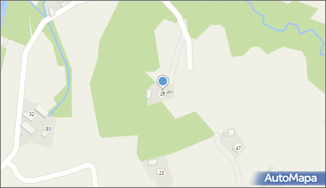 Boczów, Boczów, 16, mapa Boczów