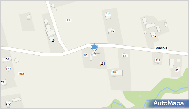 Boczów, Boczów, 18, mapa Boczów