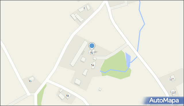 Boczów, Boczów, 51, mapa Boczów