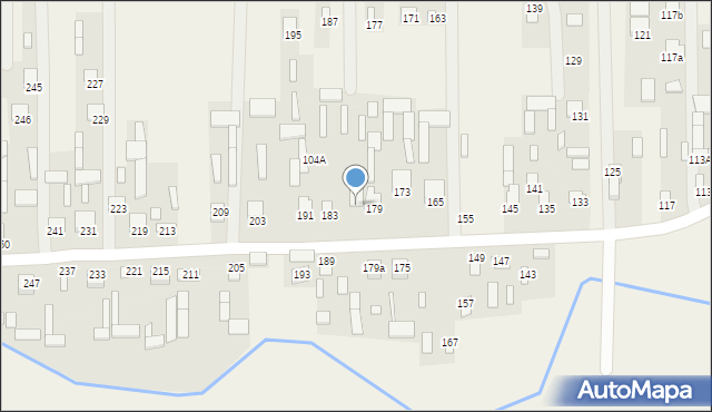 Bodaczów, Bodaczów, 181, mapa Bodaczów